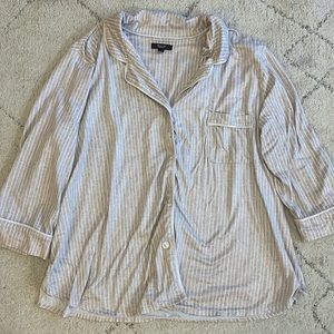 Vera Wang Simply Vera Pink Pj Shirt